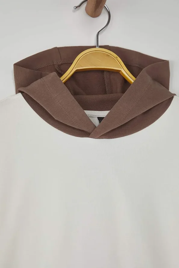 Trendyolmilla Kids Beige Oversized Hoodie for Boys