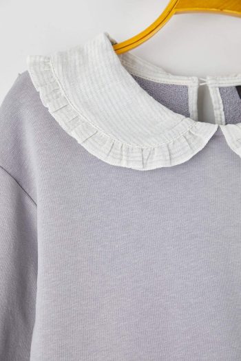 Trendyolmilla Kids Blue Plain Knit Sweatshirt