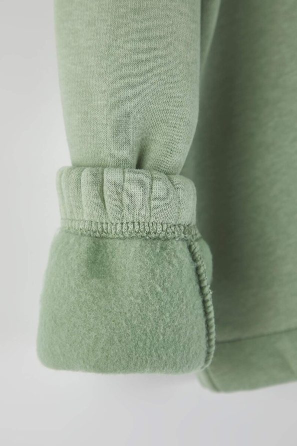 Trendyolmilla Kids Mint Printed Cotton Hoodie for Girls