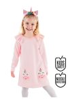 Denokids Cowcorn Pink Girl's Dress