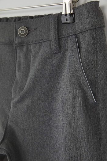 Trendyolmilla Kids Gray Boys Basic Regular School Trousers