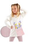 Floral Bunny Girl Velvet Leggings and Tunic Set