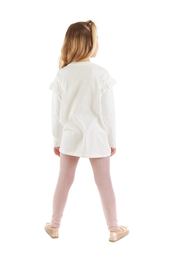 Floral Bunny Girl Velvet Leggings and Tunic Set