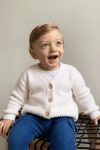 Babily Knit Baby Cardigan - Stretchy Unisex Oversized, 0-5 Years