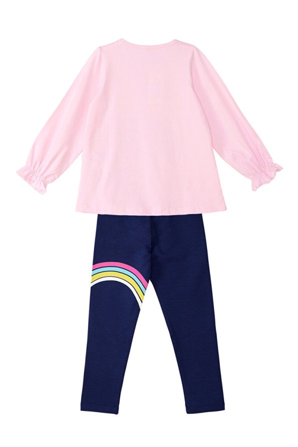 Denokids Rainbow Star Girls T-shirt Tunic Leggings Set