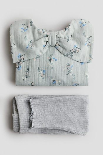 H&M 2-Piece Blouse and Leggings Set