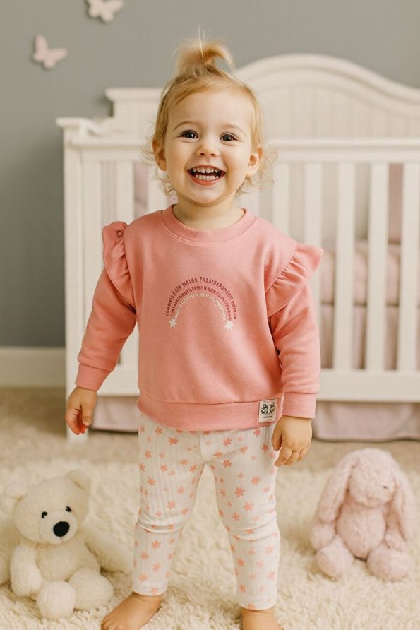 AIR Flower Print Leggings 3-12 Years