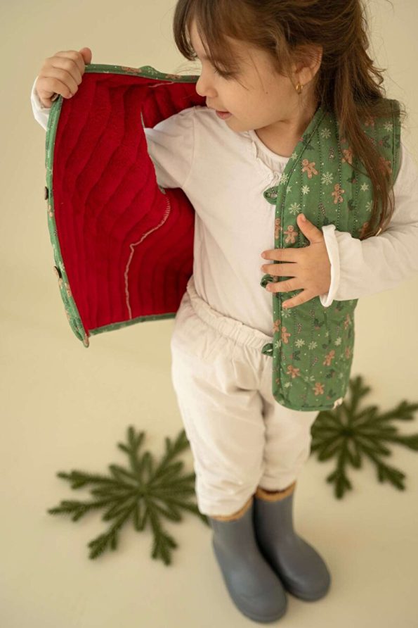 Cherry Kids Christmas Themed Plush Baby Vest
