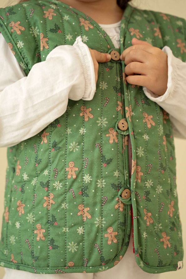 Cherry Kids Christmas Themed Plush Baby Vest