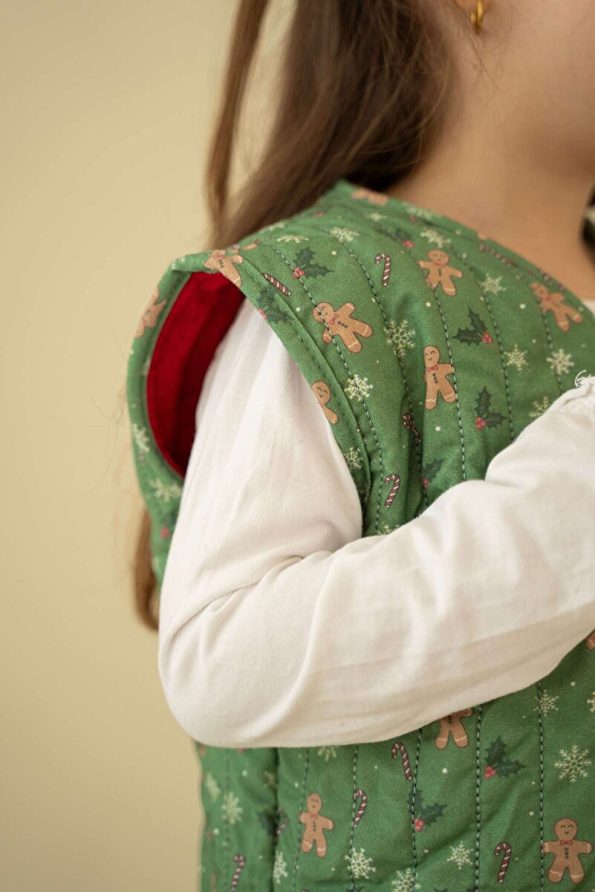 Cherry Kids Christmas Themed Plush Baby Vest