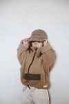 OhlalaKoala Milk Coffee Wellsoft Half-Zip Kids Jacket 1-6 Years