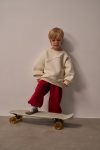 Oh La La Koala For Little Ones Burgundy Stitch Detail Tracksuit