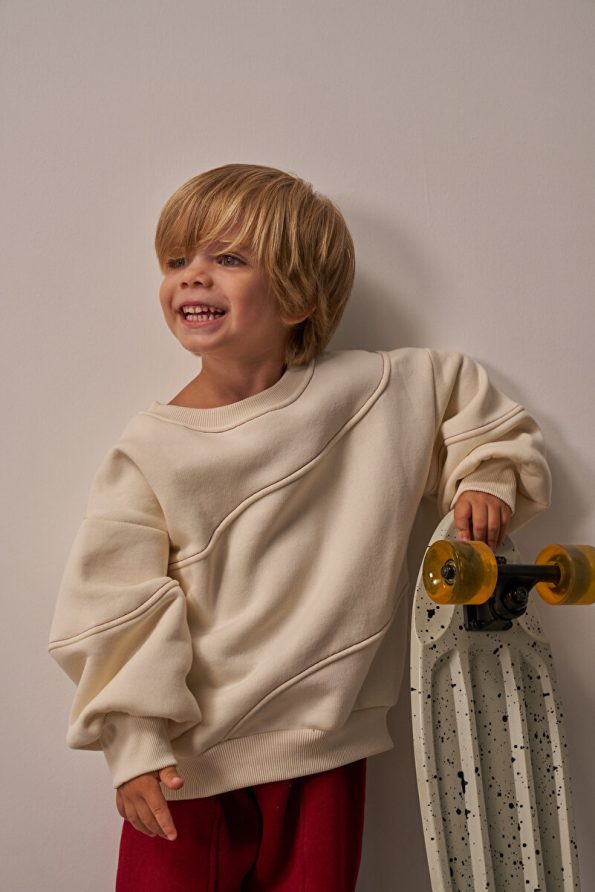 Oh La La Koala For Little Ones Burgundy Stitch Detail Tracksuit