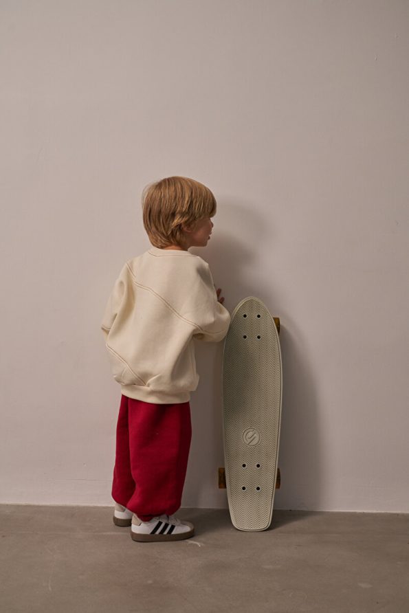 Oh La La Koala For Little Ones Burgundy Stitch Detail Tracksuit