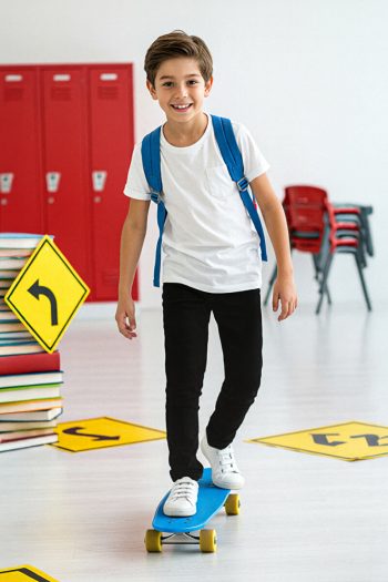 Trendyolmilla Kids Black Cotton Elastic Waist Pants