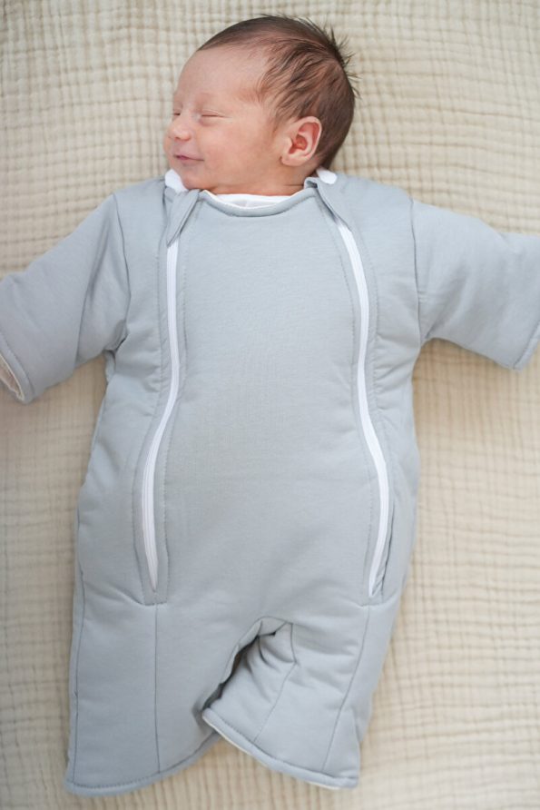 Minuche 100% Cotton Baby Sleep Bag with Dual Zipper for Easy Diaper Changes