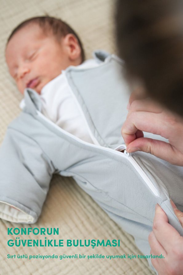 Minuche 100% Cotton Baby Sleep Bag with Dual Zipper for Easy Diaper Changes