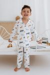 Lilabio Bamboo Fabric Front Button Boys Pajama Set