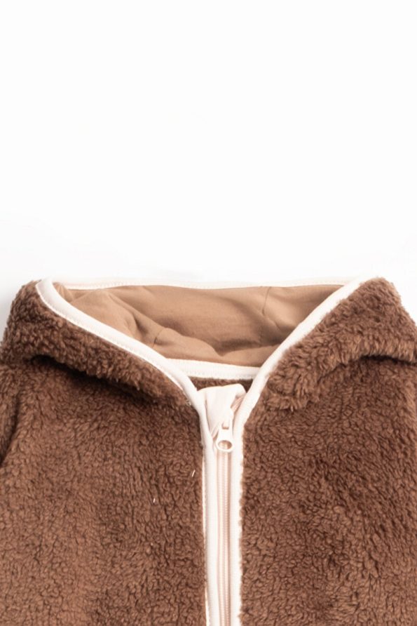 Vauva Baby Fleece Jacket | Soft, Thick, Warm | Hooded / Zipped | Unisex Winter Top