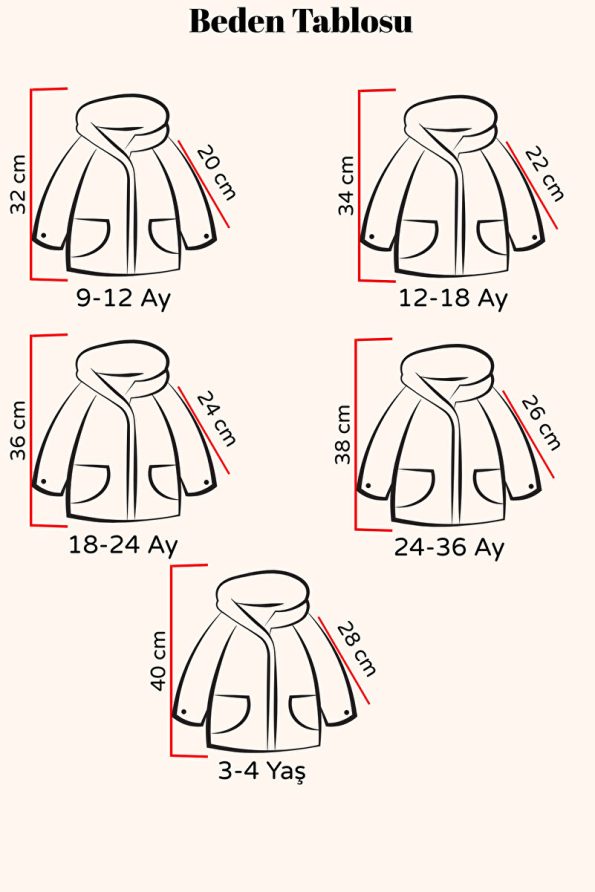 Vauva Kids Winter Jacket - Hooded with Warm Inner Lining