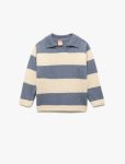 Baby Boy Striped Polo Neck Sweater