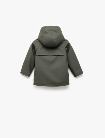 Baby Boy Hooded Raincoat