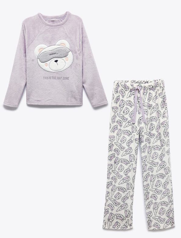 Fleece Pajama Set