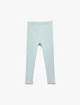 Girls' Cotton Elastic Waistband Basic Long Leggings