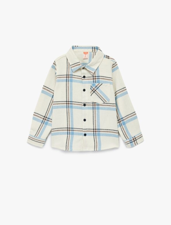 Baby Boy Check Plaid Shirt
