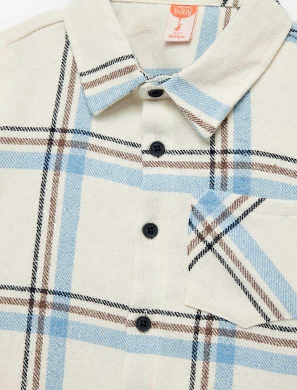 Baby Boy Check Plaid Shirt