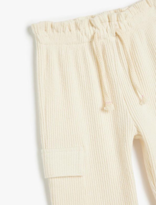 Girls' Baby Sweatpants with Drawstring and Pockets