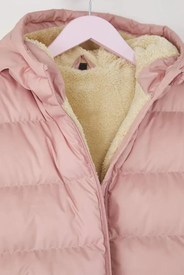 Trendyolmilla Kids Pink Girls' Regular Hooded Jacket