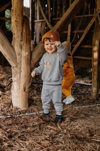 Luna Kids Collection Embroidered Baby & Kids Sweatshirt and Pants Set