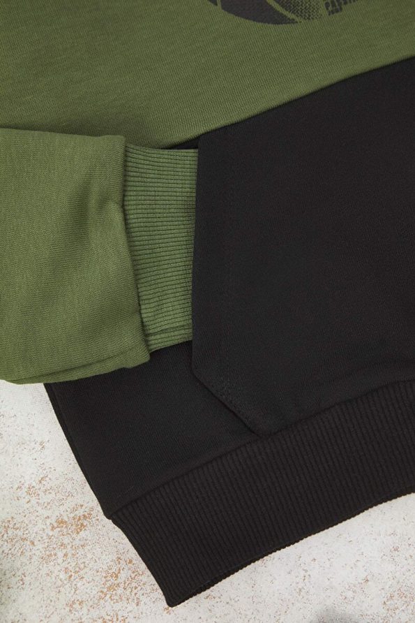 Trendyolmilla Kids Green Color Block Knit Set