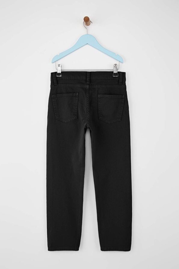 Trendyolmilla Kids Black Cotton Elastic Waist Pants