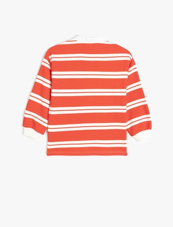 Girl Polo Neck Sweatshirt