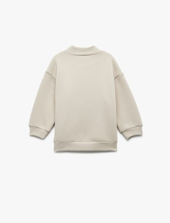 Baby Boy High Neck Sweatshirt