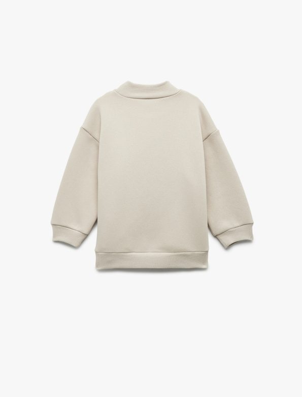 Baby Boy High Neck Sweatshirt
