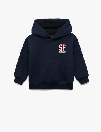 Baby Boy Printed Hooded Sweatshirt