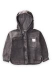 Hooded Denim Jacket 2-7 Years Black