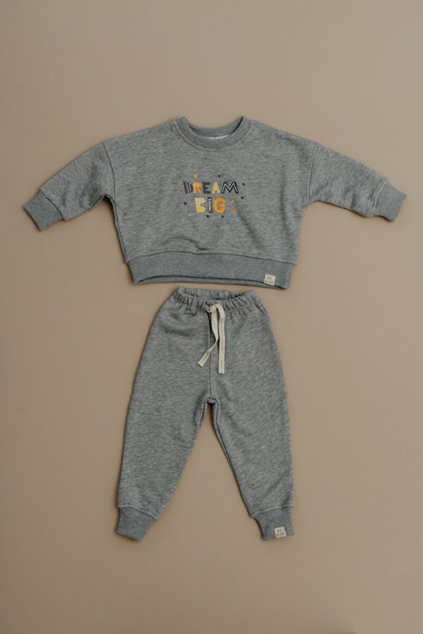 Luna Kids Collection Embroidered Baby & Kids Sweatshirt and Pants Set