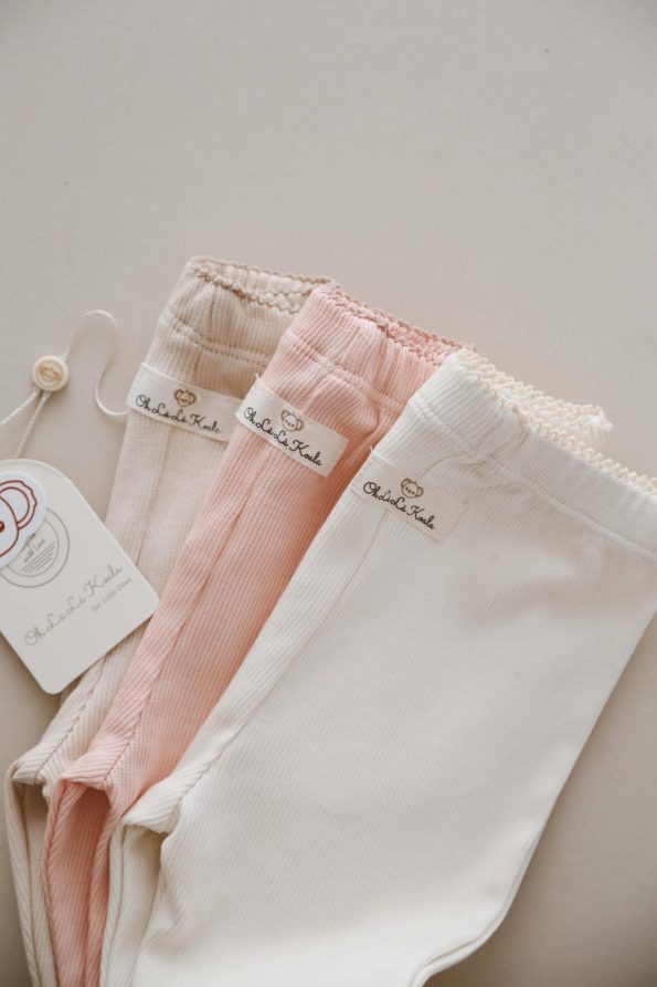 3-Piece Baby Ribbed Leggings Set