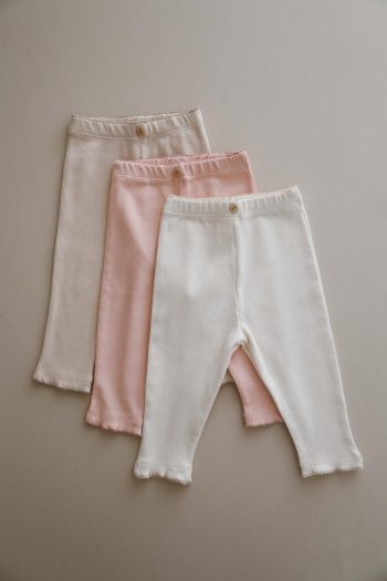 3-Piece Baby Ribbed Leggings Set