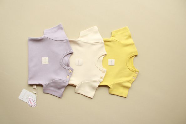 3-Piece Embroidered Short Sleeve Bodysuit Set