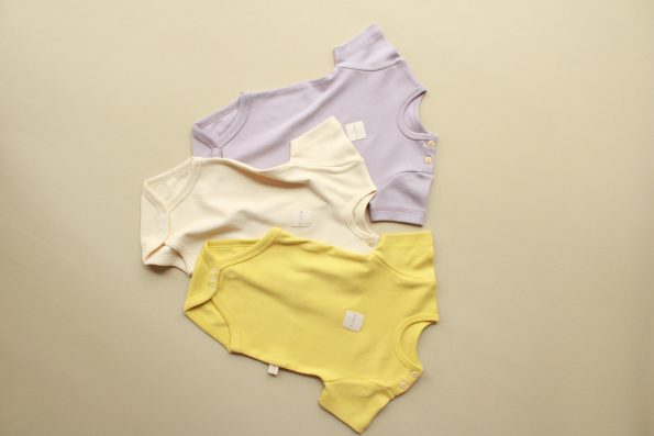 3-Piece Embroidered Short Sleeve Bodysuit Set