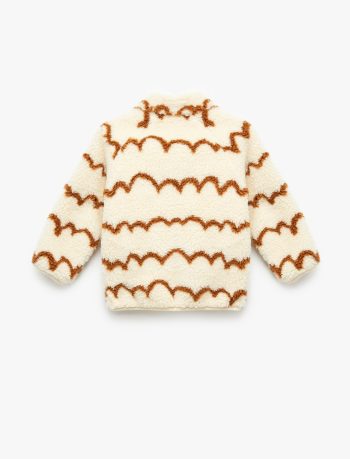 Girls' Long Sleeve Printed Polar Jacket