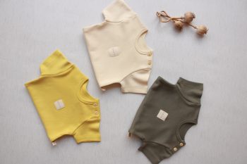 3-Pack Basic Short Sleeve Snap Bodysuit Model 8
