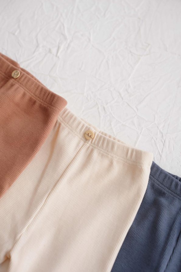 Set of 3 Baby Ribbed Leggings Model 4
