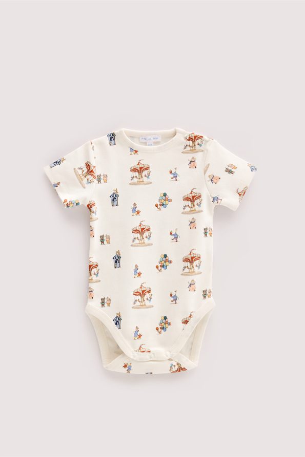 3-Piece Bodysuit, Pants, and T-Shirt Set - Funfair