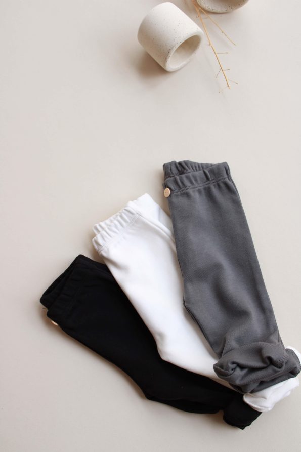 3-Piece Cotton Baby Leggings Set